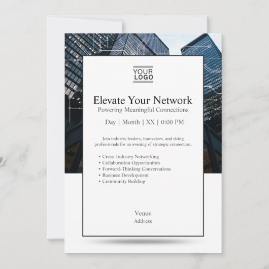 Invitation Elevate Your Network Invition Template (Devant)