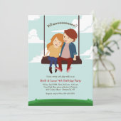 Invitation élevée de oscillation (Debout devant)