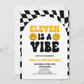 Invitation Eleven Est Une Vibe Retro Premier 11ème Anniversai (Devant)