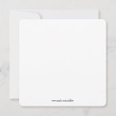 Invitation Elf 2018 mignon stockant l'invitation laid de (Dos)