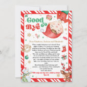 Invitation Elf Goodbye Letter Goodbye from Elf Christmas (Devant)