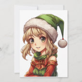 Invitation Elfe fille mignonne (Devant)