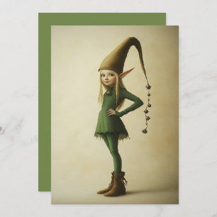Invitation Elfe forestier enchanté