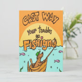 Invitation Éliminez vos problèmes (Debout devant)