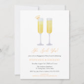 Invitation Elle A Dit Oui Brunch Bubbly (Devant)