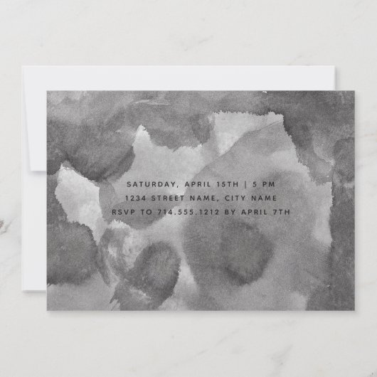 Invitation Elle A Dit Oui Calligraphie (Dos)