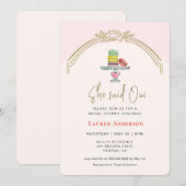 Invitation Elle a dit Oui Macaron Parisien (Devant / Derrière)