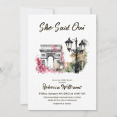 Invitation Elle A Dit Oui Paris Fête des mariées Brunch Paris (Devant)