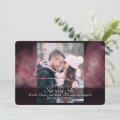 Invitation Elle A Dit Oui Parti Engagement Bourgogne (Debout devant)