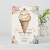 Invitation Elle a été emportée à la Fête des mariées d'été (Debout devant)