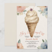 Invitation Elle a été emportée à la Fête des mariées d'été (Devant / Derrière)