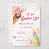 Invitation Elle a été emportée dans un brunch de mariée à la  (Devant)