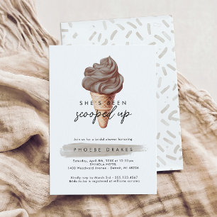 Invitation Elle a été piégée dans la Fête des mariées au choc