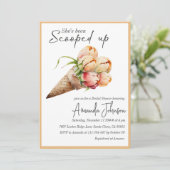 Invitation Elle a été piégée dans la Fête des mariées florale (Debout devant)