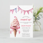 Invitation Elle a été prise en Fête des mariées (Debout devant)