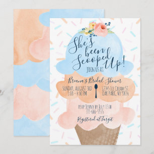 Invitation Elle a été Prise en Glace de Crème Mariage