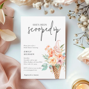 Invitation Elle a été rachetée à l'invitation de la douche nu