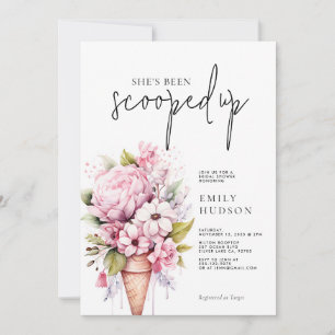 Invitation Elle a été rachetée à l'invitation de la douche nu