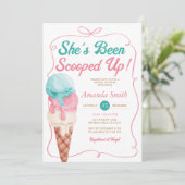 Invitation Elle a été ramassée à la Fête des mariées de glace (Debout devant)