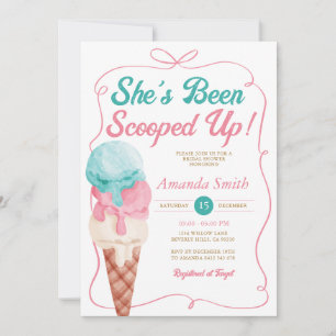 Invitation Elle a été ramassée à la Fête des mariées de glace