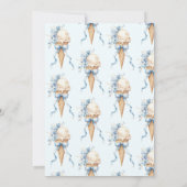 Invitation Elle a été ramassée à la Fête des mariées de glace (Dos)