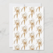 Invitation Elle a été ramassée dans la Fête des mariées de gl (Dos)