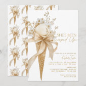 Invitation Elle a été ramassée dans la Fête des mariées de gl (Devant / Derrière)