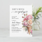 Invitation Elle a été ramassée dans la Fête des mariées de gl (Debout devant)