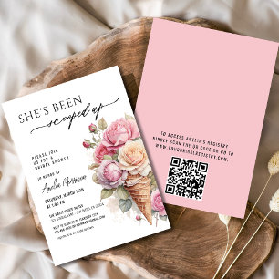 Invitation Elle a été ramassée dans la Fête des mariées de gl