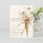 Invitation Elle a été ramassée dans la Fête des mariées de gl (Debout devant)