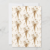 Invitation Elle a été ramassée dans la Fête des mariées de gl (Dos)