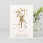 Invitation Elle a été ramassée dans la Fête des mariées de sa (Debout devant)