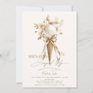 Invitation Elle a été ramassée dans la Fête des mariées de sa