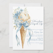 Invitation Elle a été ramassée Fête de mariage avec glace (Devant)