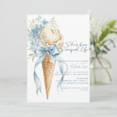 Invitation Elle a été ramassée Fête de mariage avec glace (Debout devant)