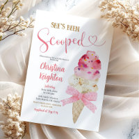 Elle a été scooped Ice Cream Fête des mariées