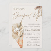 Invitation Elle a ramassé la Fête des mariées de glace de Boh (Devant / Derrière)