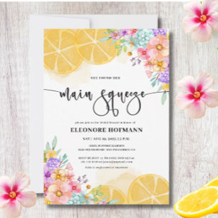 Invitation Elle a trouvé Main Squeeze nuptiale douche Invitat