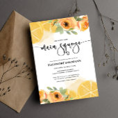 Invitation Elle a trouvé Main Squeeze nuptiale douche Invitat