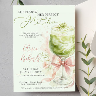 Invitation Elle a Trouvé sa Baby Shower de Mariage Parfaite a