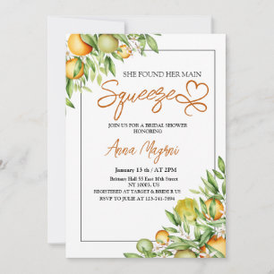 Invitation Elle a trouvé sa douche de mariage personnalisée p
