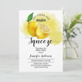 Invitation Elle a trouvé sa douche de nuptiale (Debout devant)