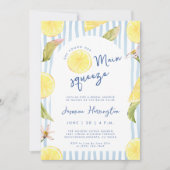 Invitation Elle a trouvé sa douche nuptiale au citron (Devant)