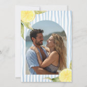 Invitation Elle a trouvé sa douche nuptiale au citron (Dos)