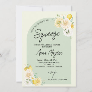Invitation Elle a trouvé sa fête de fiançailles Roses Squeeze