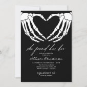 Invitation Elle A Trouvé Sa Fête des mariées Boo Halloween (Devant)