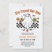Invitation Elle A Trouvé Sa Fête des mariées Boo Halloween (Devant)
