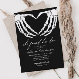 Invitation Elle A Trouvé Sa Fête des mariées Boo Halloween