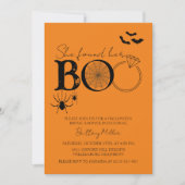 Invitation Elle A Trouvé Sa Fête des mariées Boo Halloween (Devant)
