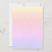 Invitation Elle A Trouvé Sa Fête des mariées Boo Pastel Hallo (Dos)